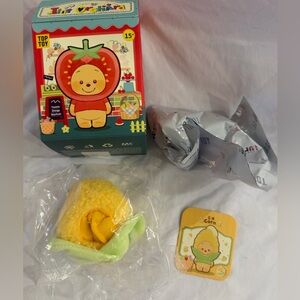 Pooh Tiny Orchard Corn keychain pendant by Top Toy